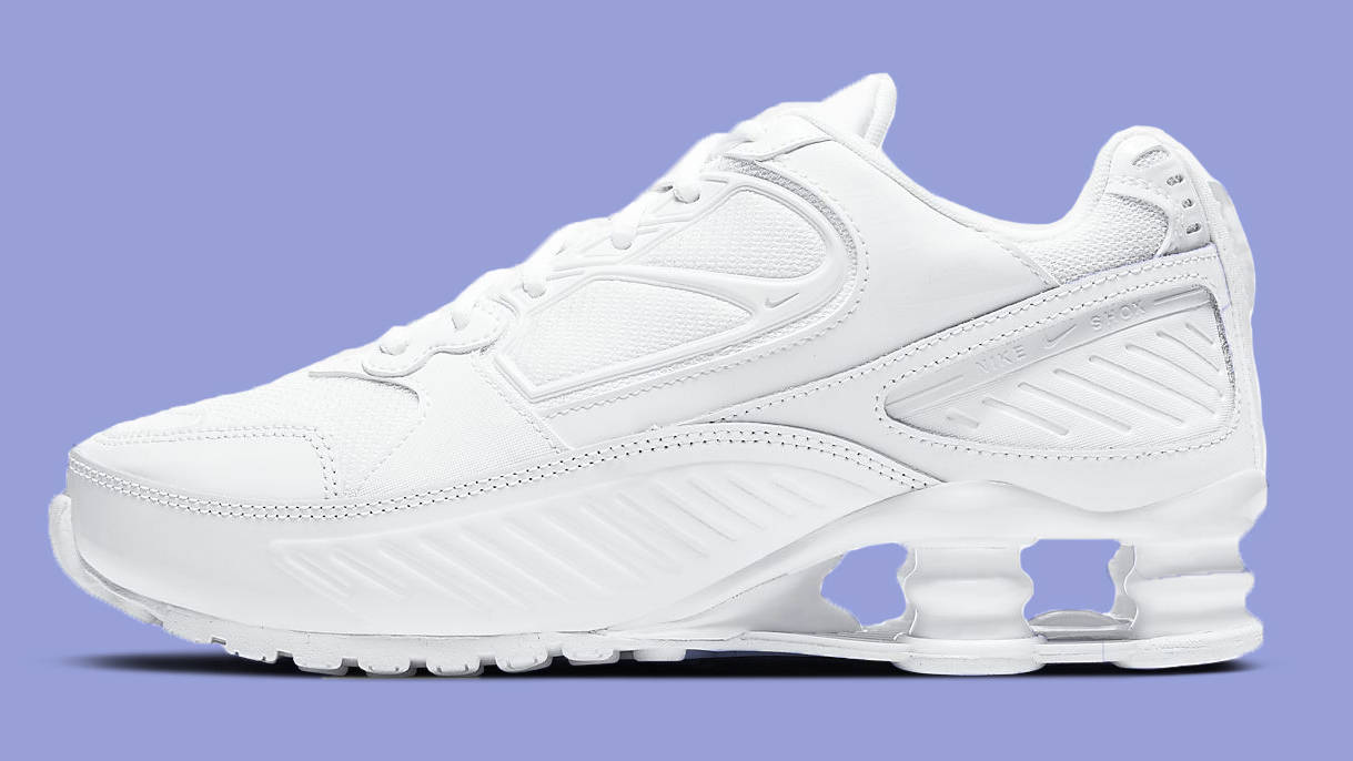 air max turquoise | The Nike Shox Enigma Looks Angelic In This Triple White Colourway IetpShops