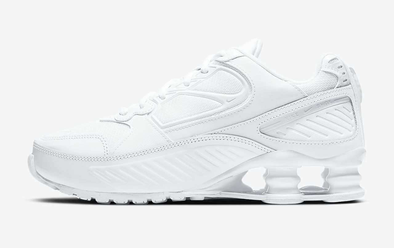 nike Shox enigma 9000 white