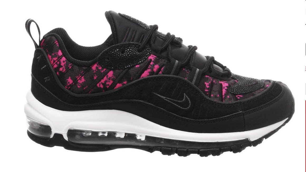 air max 98 black and pink