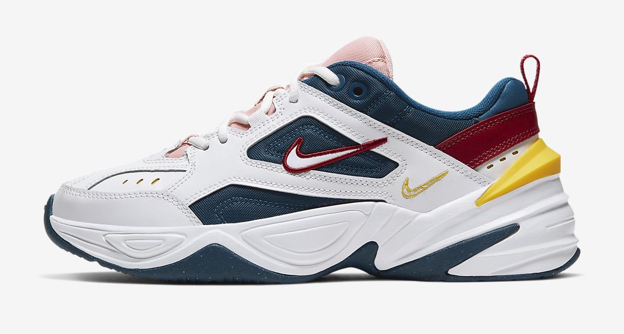 nike m2k tekno white multi