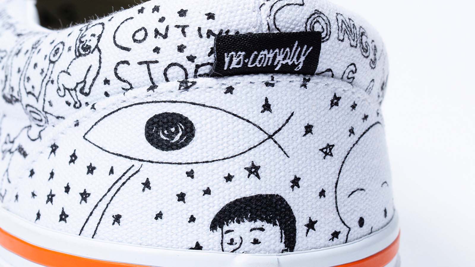 no comply x vans x daniel johnston