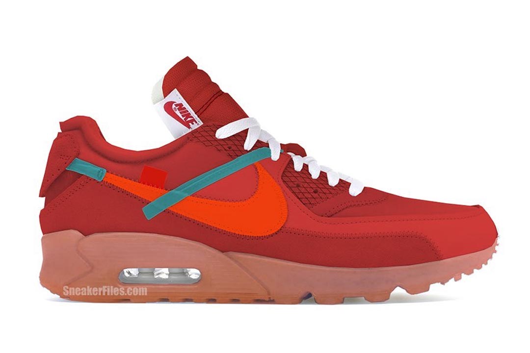 red off white air max