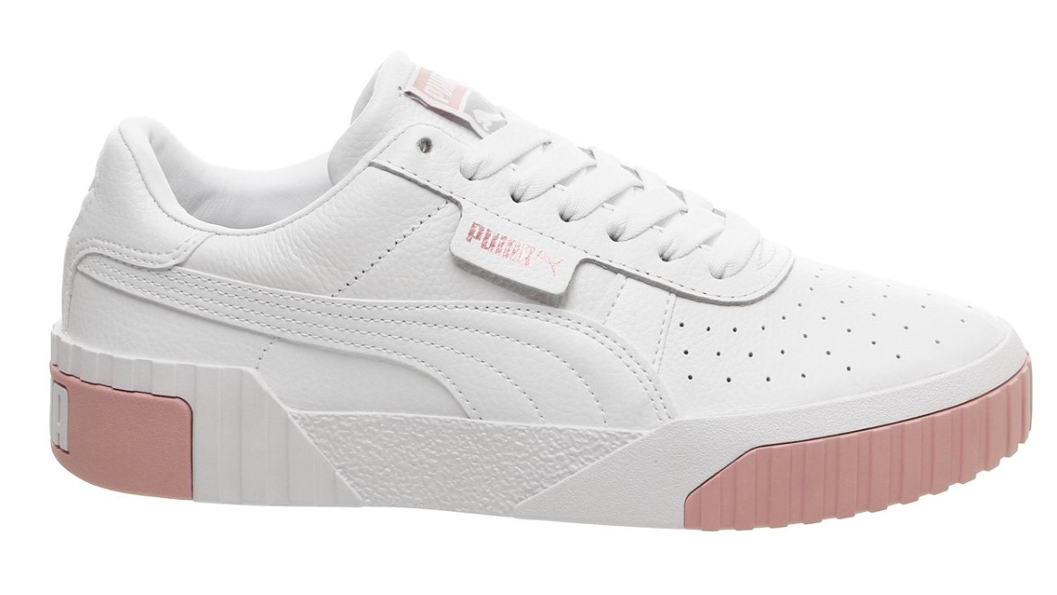 puma cali white pink
