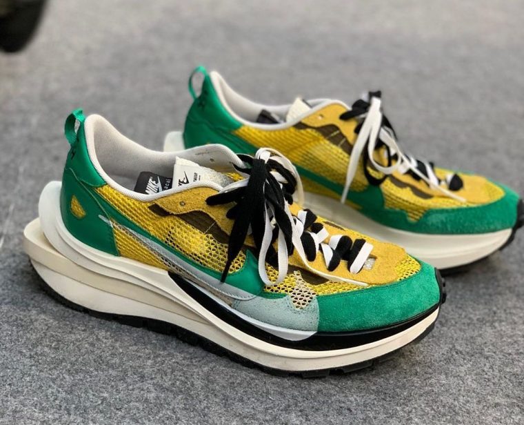 sacai x Nike Pegasus VaporFly green