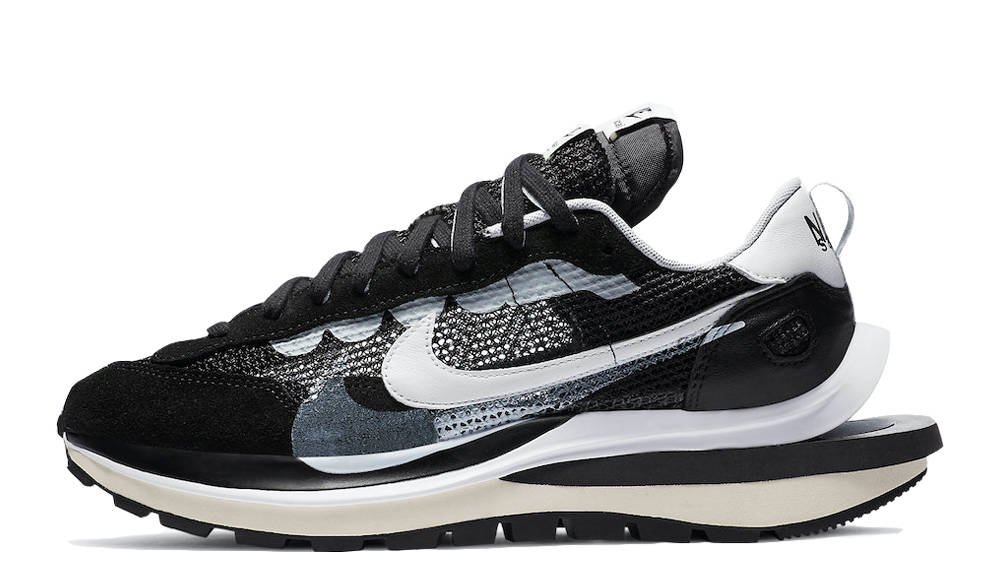 sacai x Nike VaporWaffle Black White sacai x Nike VaporWaffle Black White