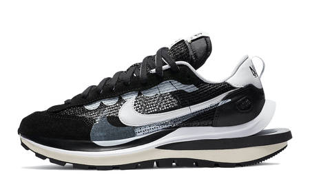 Catch A Closer Look At The Black & White sacai x Nike VaporWaffle