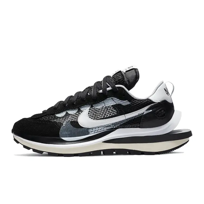 sacai x Nike VaporWaffle Black White | Where To Buy | CV1363-001