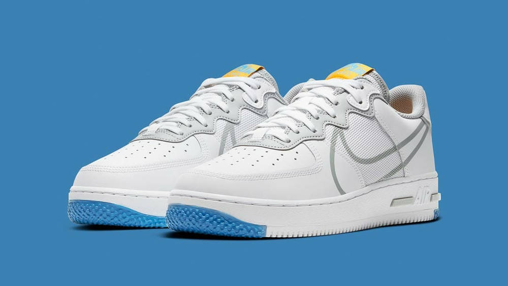 The Nike Air Force 1 React Gets A Blue And Grey Update