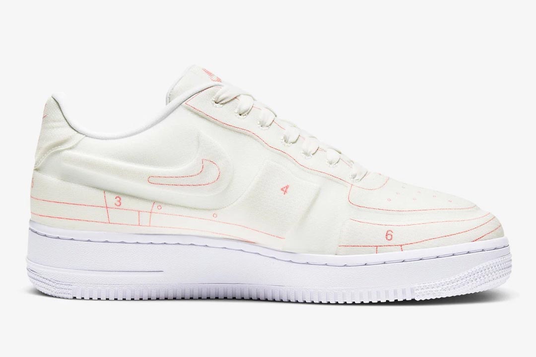 The Nike Air Force 1 "Schematic Summit White"