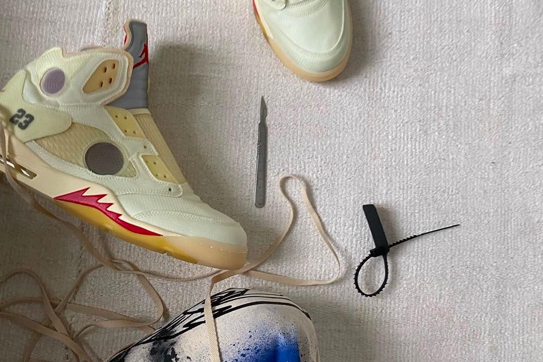 Off-White x Air Jordan 5 "Plot Twist"