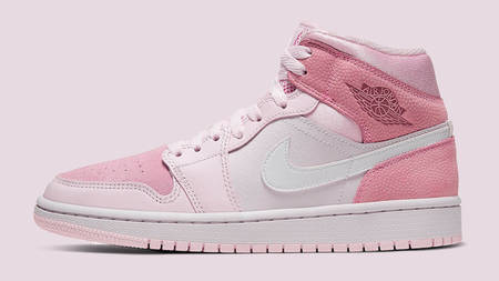 The Nike Air Jordan 1 Mid Gets A Blush Makeover In Digital Pink The Nike Air Jordan 1 Mid Gets A Blush Makeover In Digital Pink