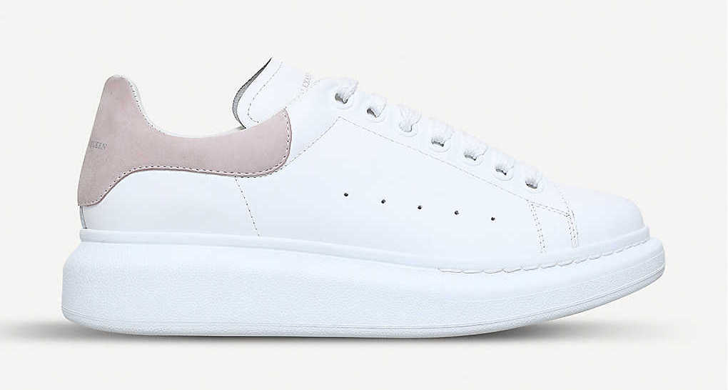 Alexander McQueen Runway Platform White Pink