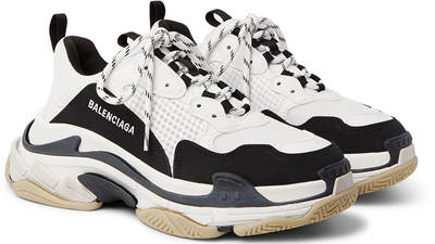 balenciaga white and black