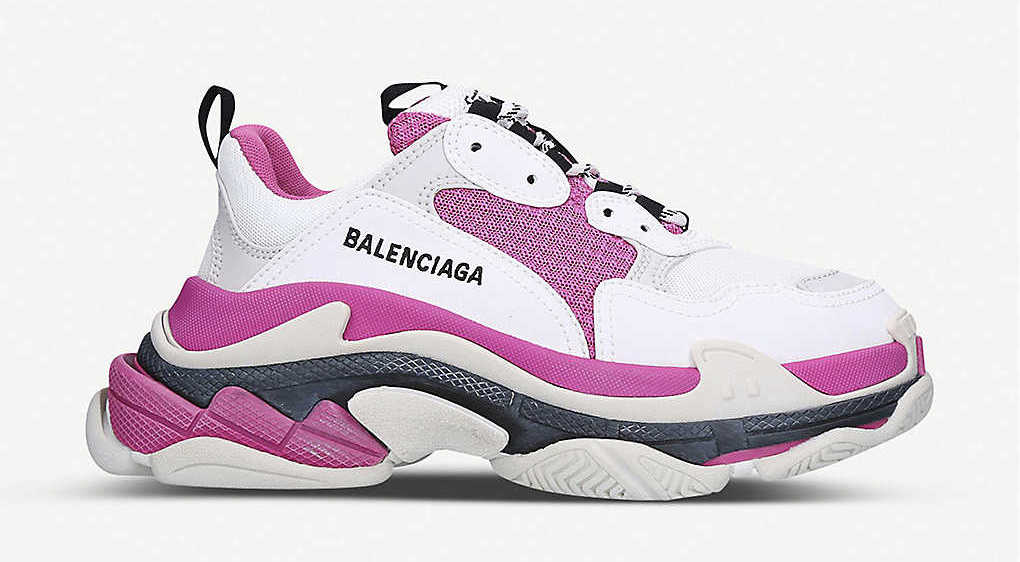 Balenciaga Triple S White Pink