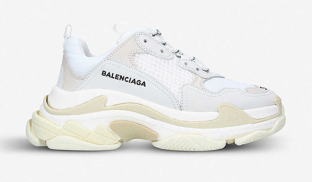 Balnciaga Triple S White