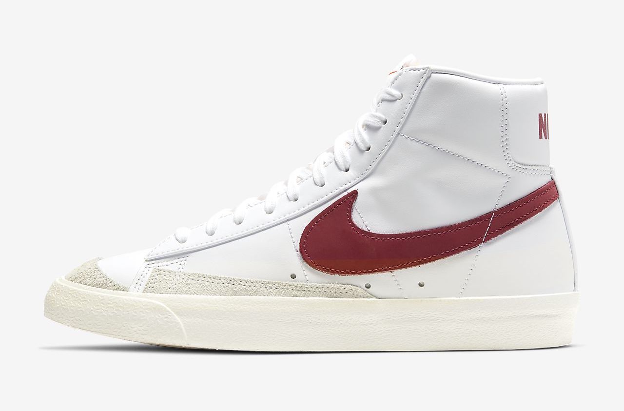Blazer Mid '77 White Red