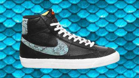 The Nike Blazer Mid 77 "Reptile Black" Can Be Yours For Just £48! The Nike Blazer Mid 77 "Reptile Black" Can Be Yours For Just £48!