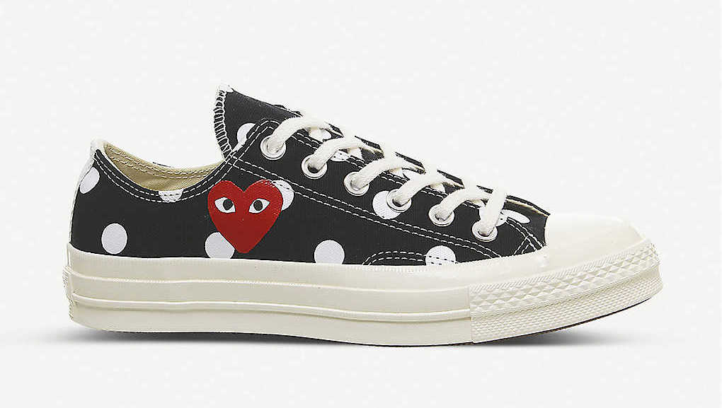 Commes Des Garcons x Converse Polka Dot Black
