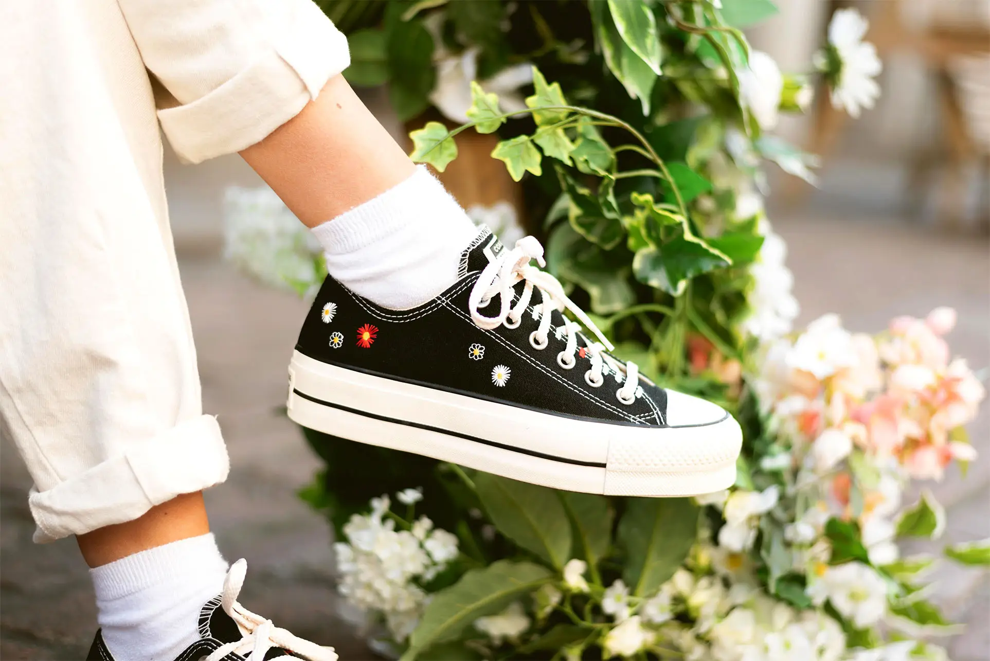 How To Style The Converse Floral All Star 