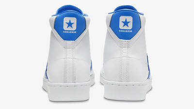 Converse Pro Leather High White Blue Back