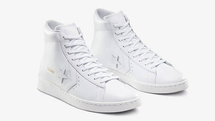 Converse Pro Leather High White Front