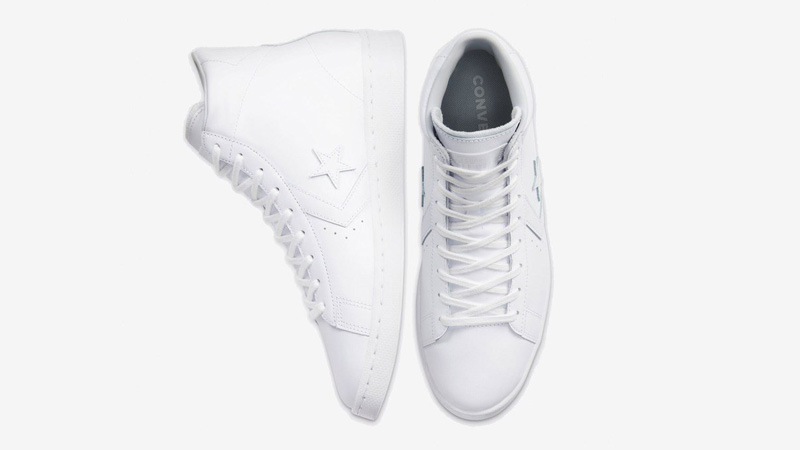 Converse Pro Leather High White Middle
