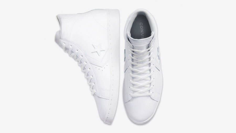 Converse Pro Leather High White Middle