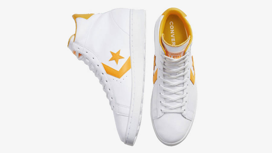 converse pro leather amarillo