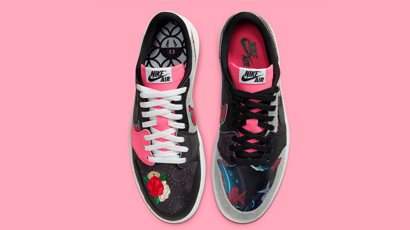Jordan 1 Low Chinese New Year Black Middle