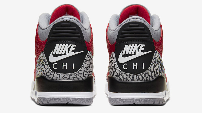 Jordan 3 Chicago All-Star Red Back