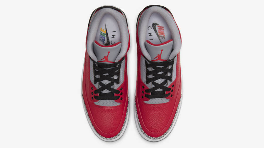Jordan 3 Chicago All-Star Red Middle