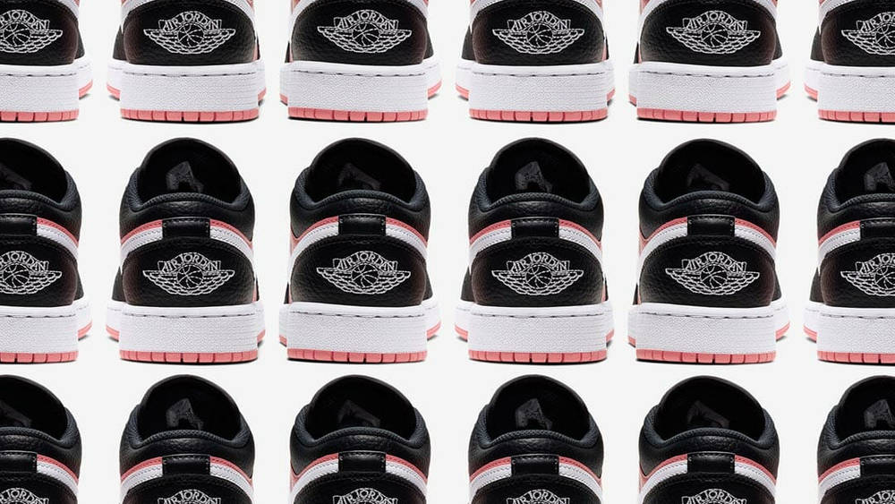 air jordan pink black