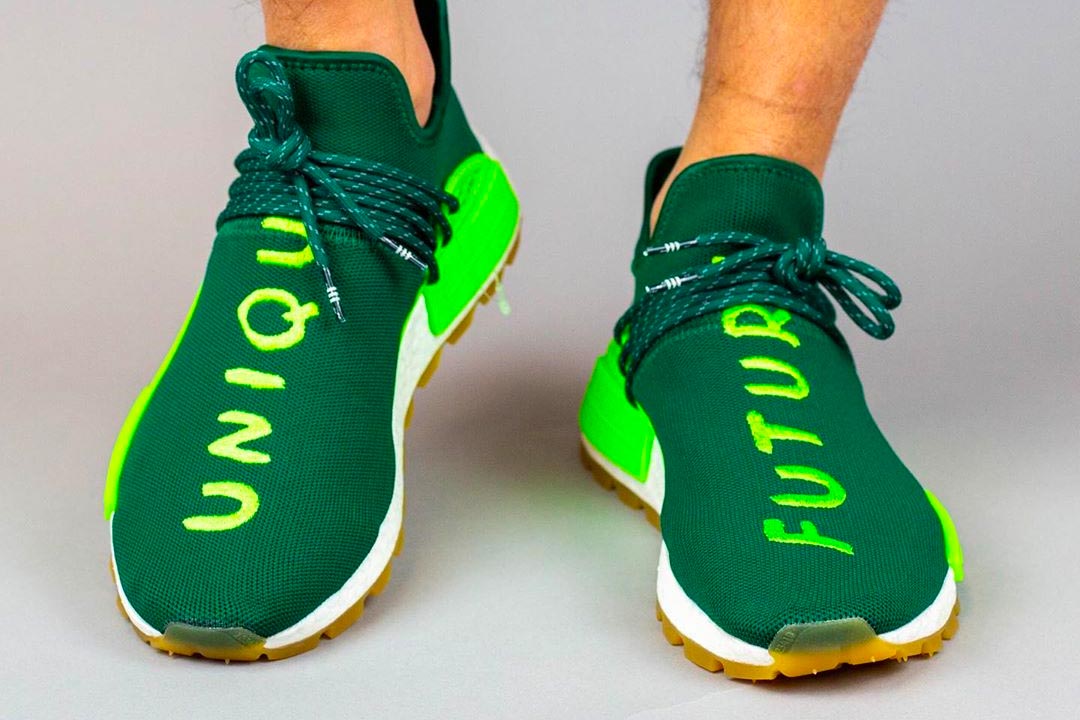 adidas nmd hu pharrell nerd green yellow