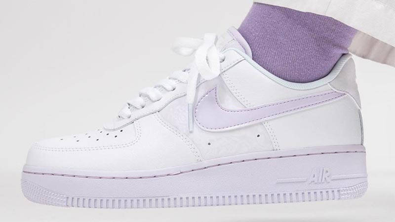 white barely grape air force 1