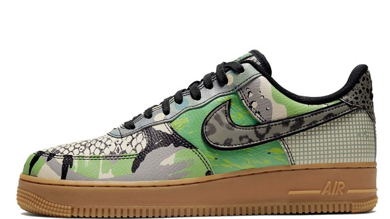 nike air force 1 essential low green