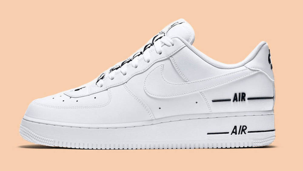 Nike Air Force 1 Low Double Air White Black copy Nike Air Force 1 Low Double Air White Black copy