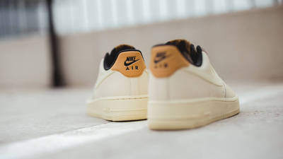 Nike Air Force 1 Low Fossil Cream Lifestyle Back