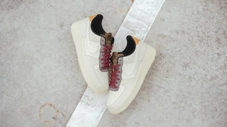 Nike Air Force 1 Low Fossil Cream Lifestyle Side