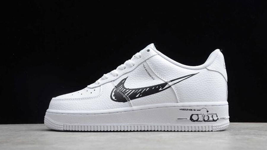 Nike Air Force 1 Low Sketch White | Where To Buy | CW7581-101 ...