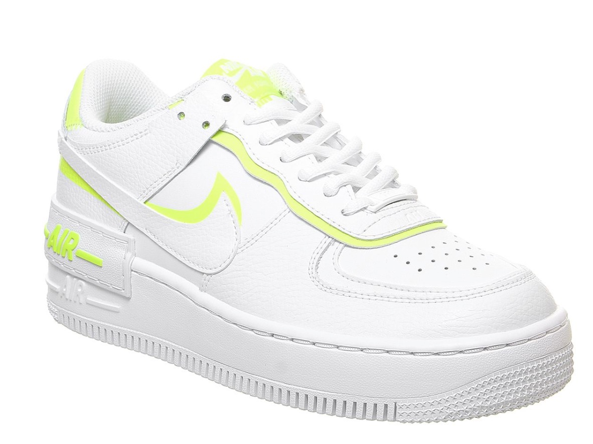 Nike Air Force 1 Shadow Lemon Venom WhiteÂ 