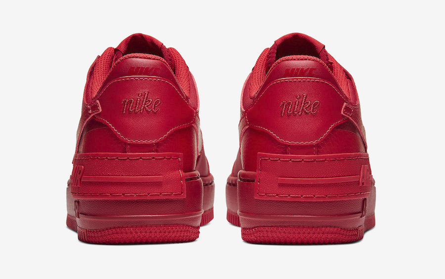 Nike Air Force 1 Shadow University Red