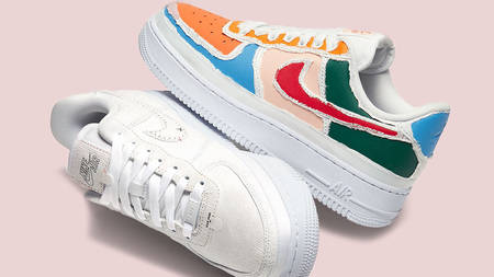 Peep The Premium Detailing On This Fresh White Air Force 1 Peep The Premium Detailing On This Fresh White Air Force 1