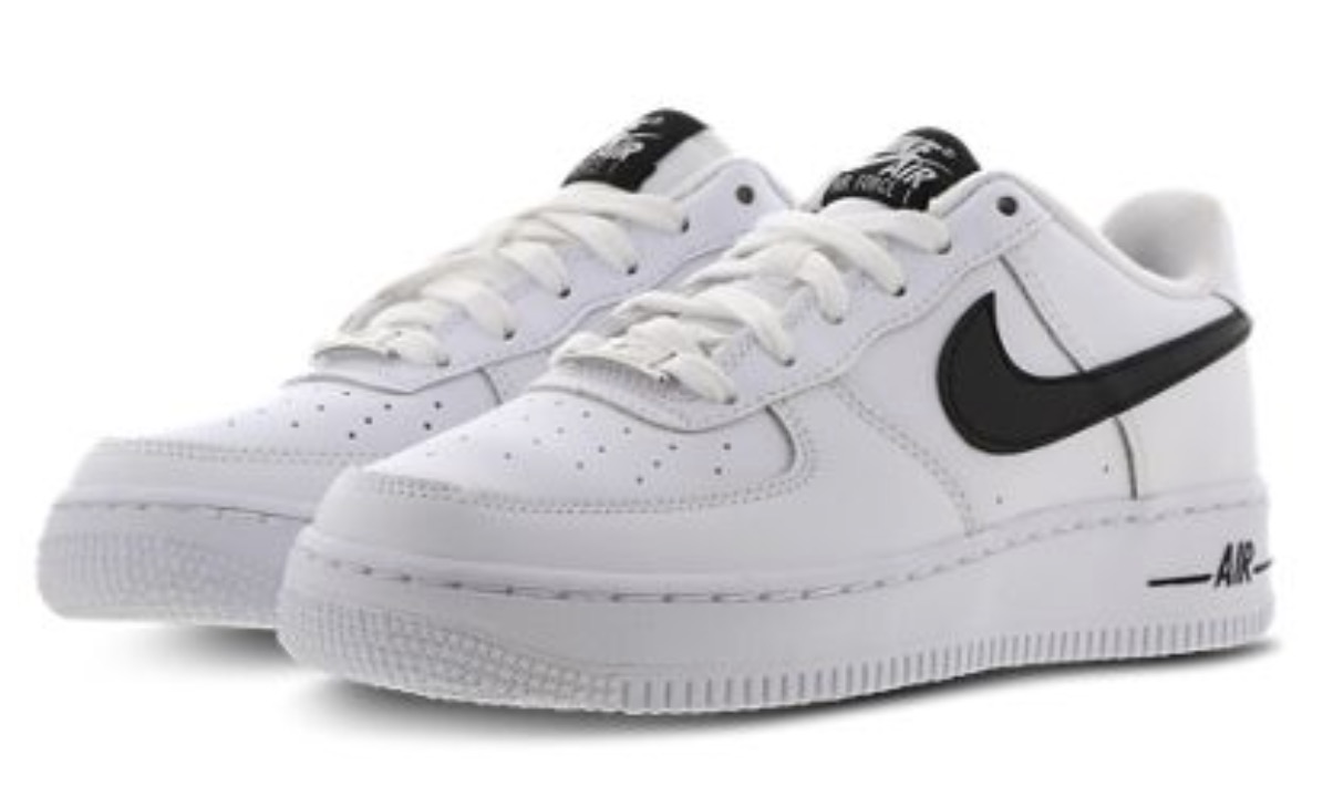 Nike Air Force 1 White black front