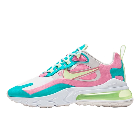 Nike Womens Air Max 270 React CW7015 100 Pastel - Size 8.5W |  Road Running