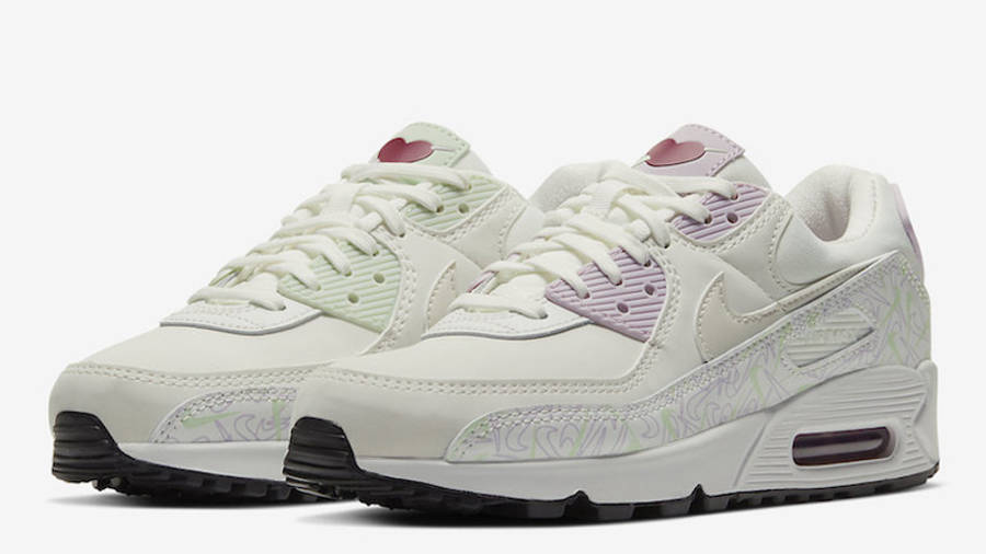 Nike Air Max 90 Valentines Day White | Where To Buy | CI7395-100 