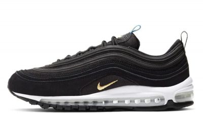 nike air max 97 black with white tick