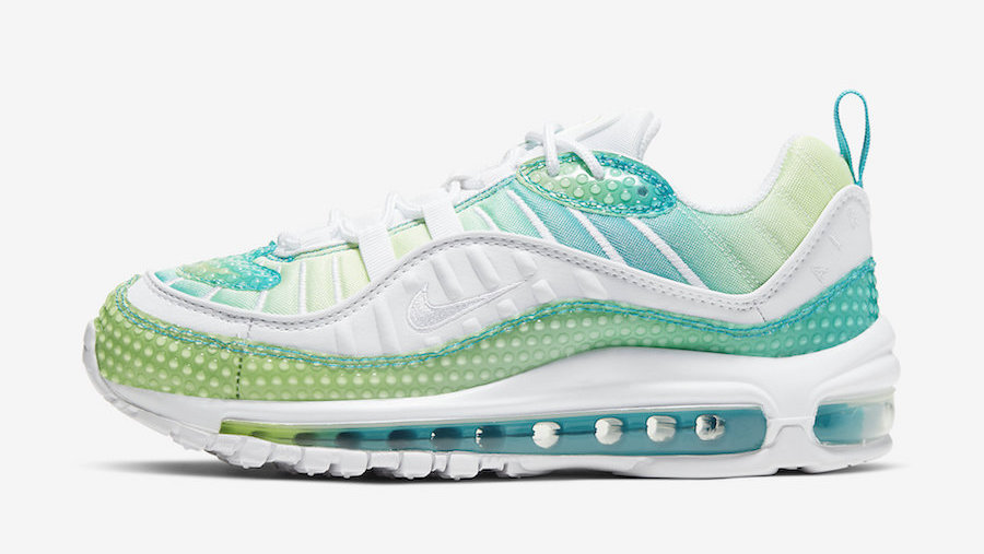 Nike-Air-Max-98 Bubble Pack Teal side