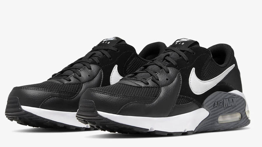 Nike Air Max Excee Black White Front