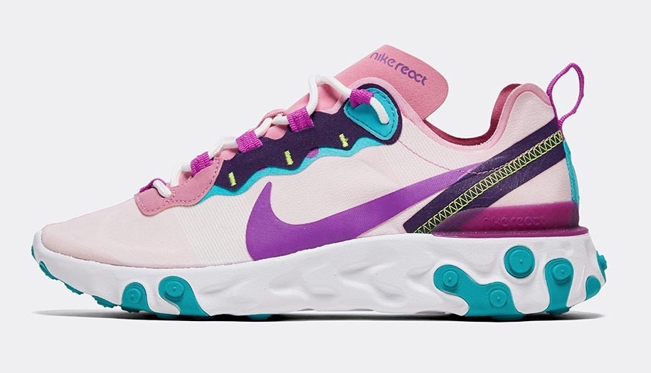 Nike React Element 55 Flamingo Pink
