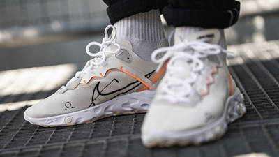 nike react element 55 orange sail